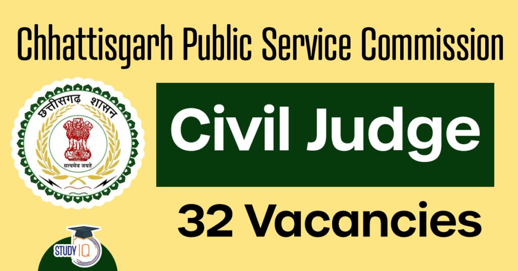 CGPSC Civil Judge Recruitment 2020