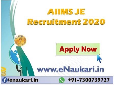 AIIMS-JE-Recruitment-2020