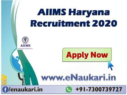 AIIMS-Haryana-Recruitment-2020
