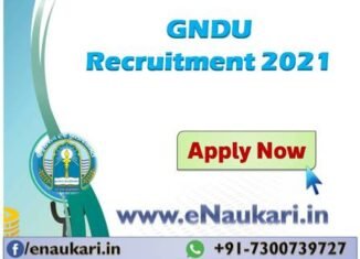 GNDU-Recruitment-2021