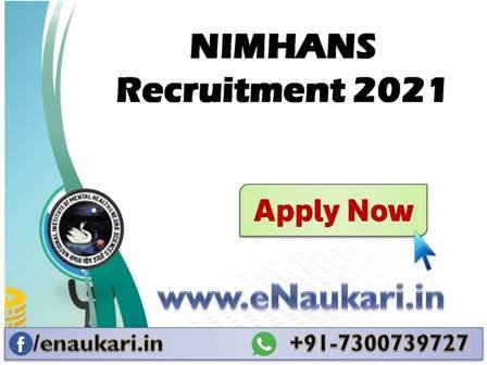 NIMHANS-Recruitment-2021.