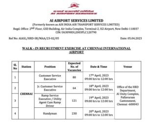 Air India (AIATSL) Recruitment 2023