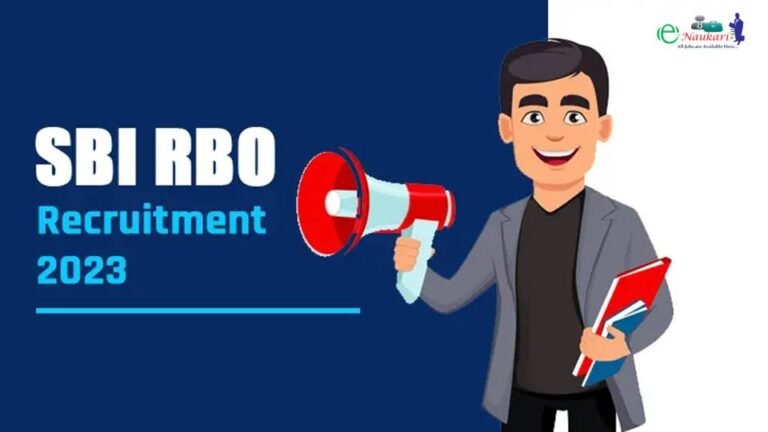 SBI RBO Recruitment 2023